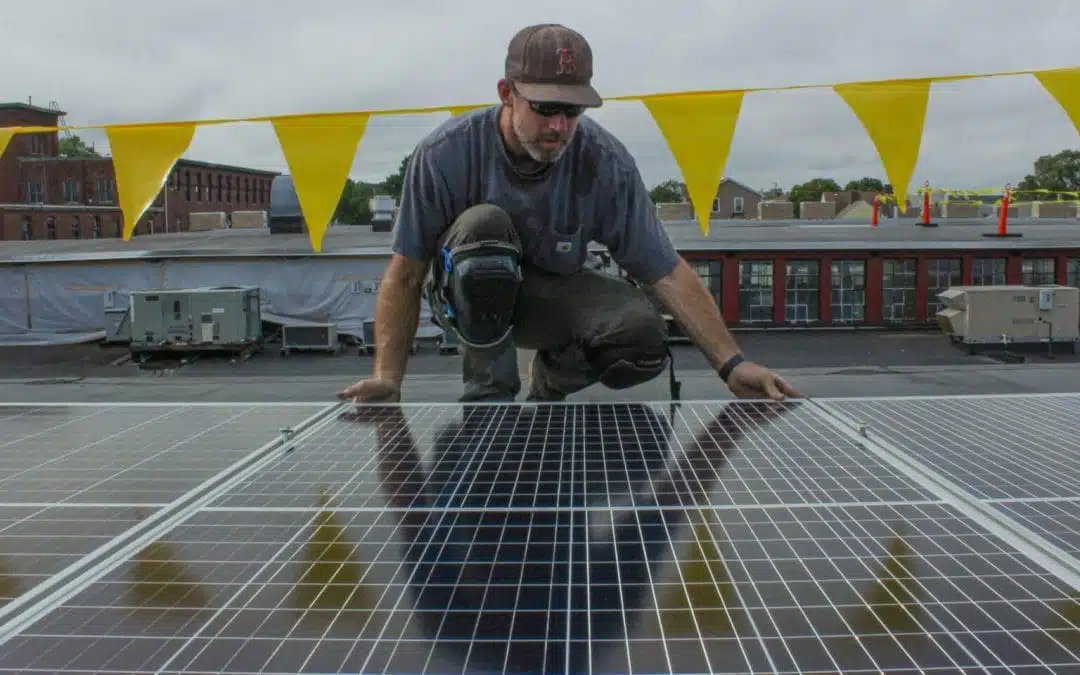 Pawtucket RI installation, featured in a news & industry trends blog about commercial solar and alternative energy