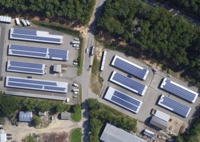 commercial installation by NH solar contractor delivering analysis & engineering to permitting & construction. Licensed & insured