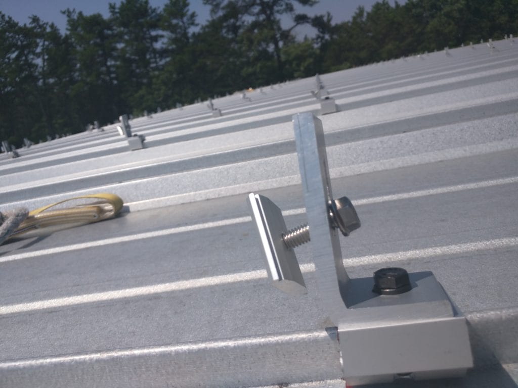 Bolts and racking for Solar Panels