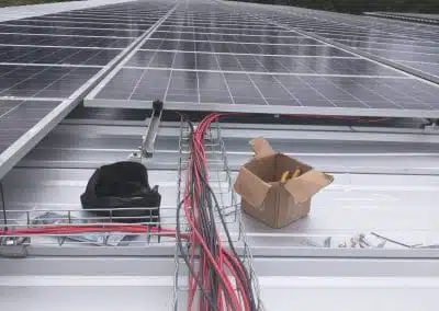 Photo of raceways with wires running through them