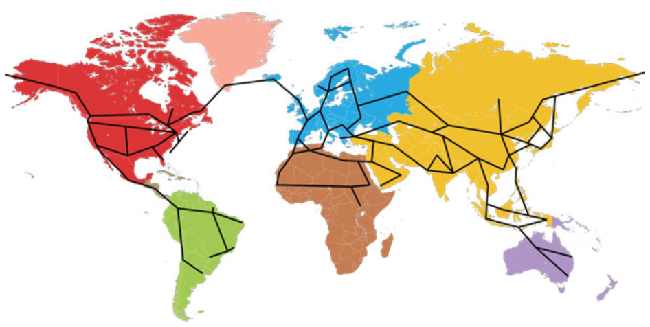 global power grid map
