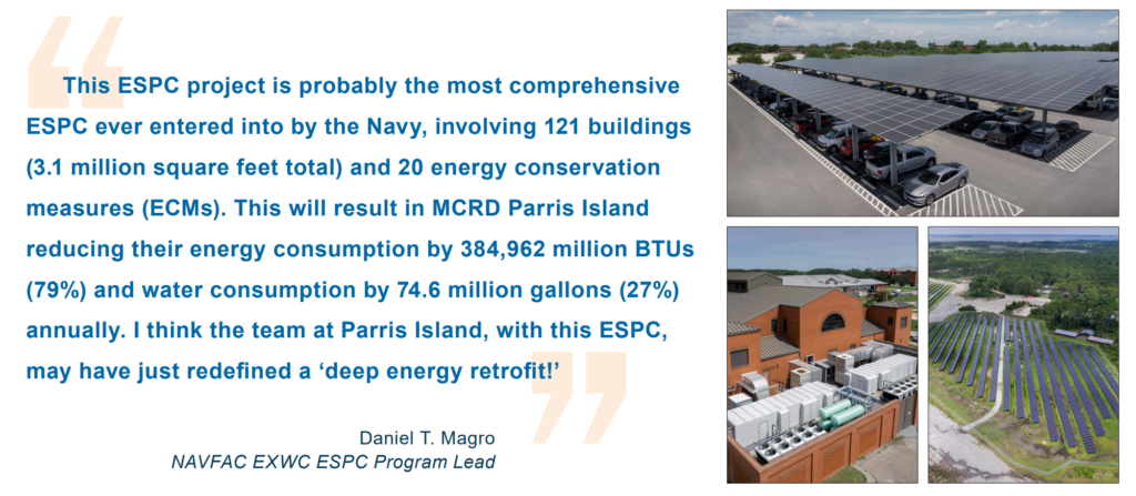 ESPC solar project Parris Island