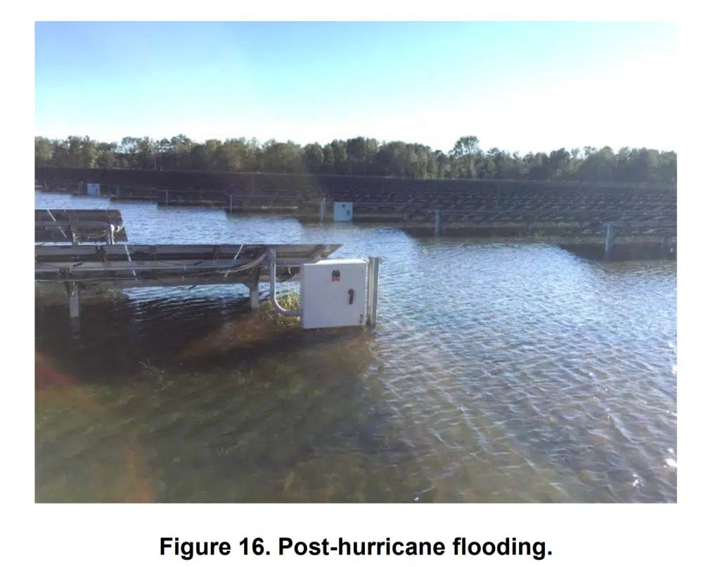 post-hurricane flooding