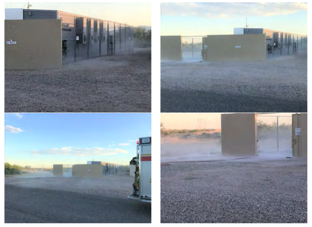 images from Arizona energy storage fire