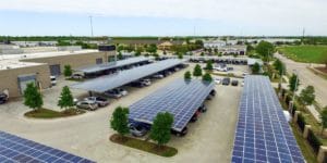Solar panels in Texas