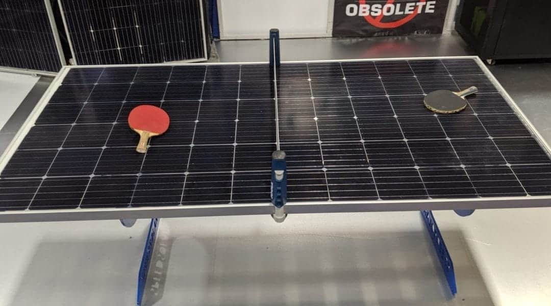 ping pong at Solar Power International