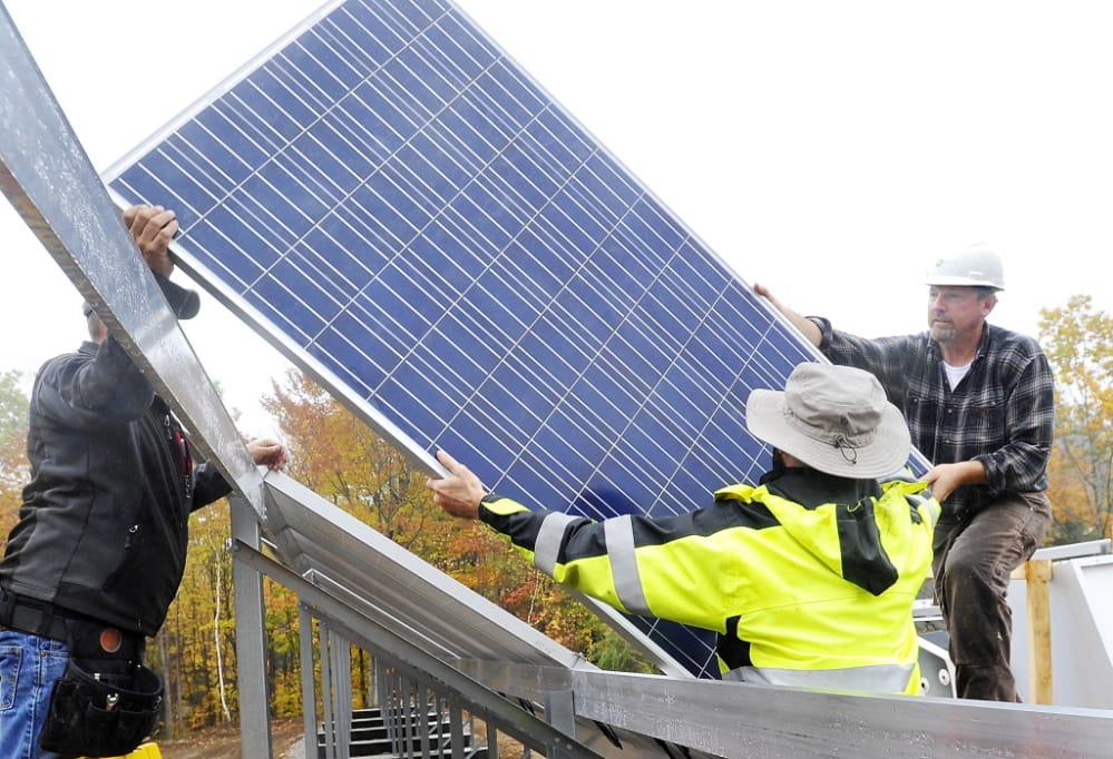 Community solar farms growing around Maine