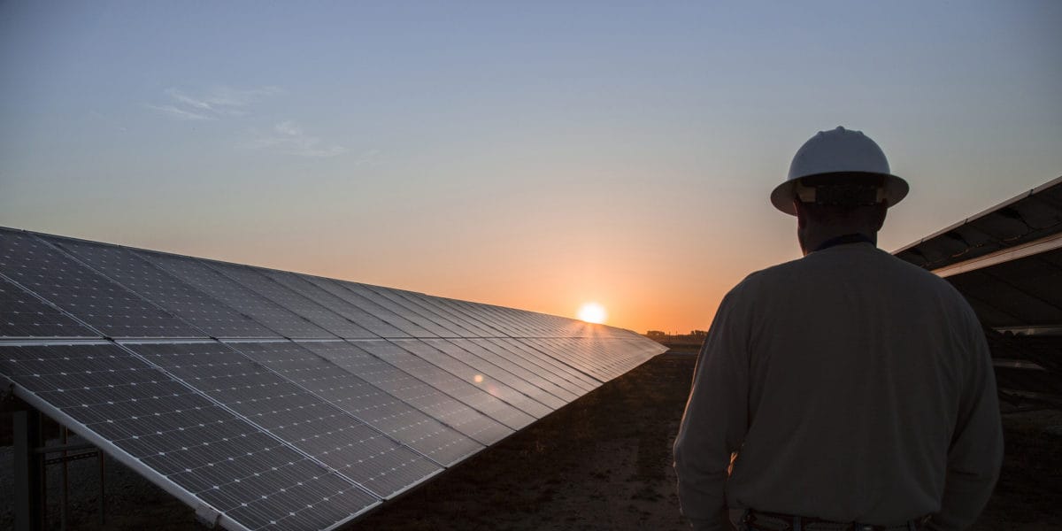 solar station in Texas